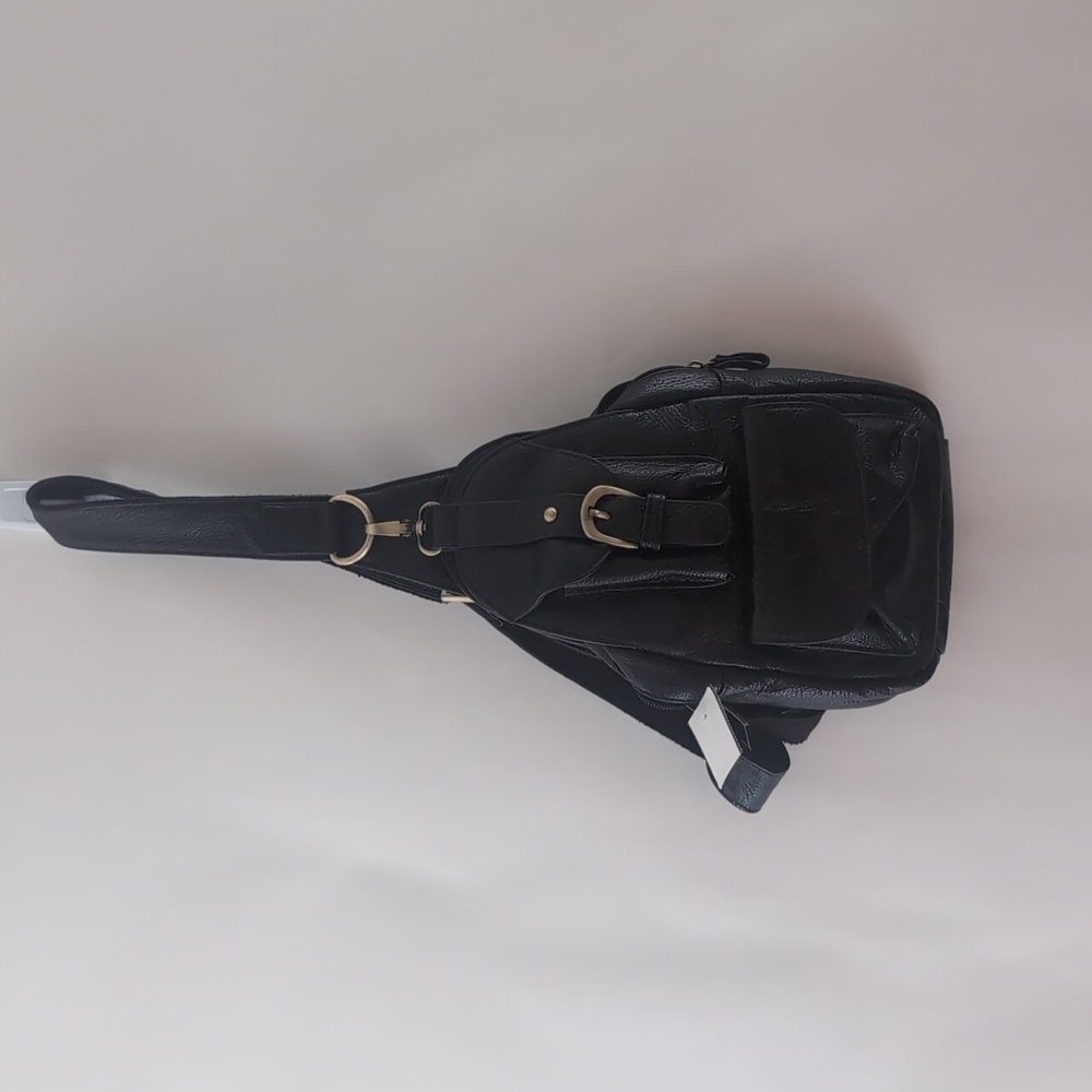 Ameri Leather Brown Crossbody Sling Bag - Excelle… - image 1